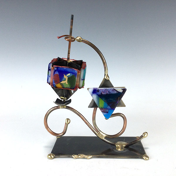 Dreidel on Star Stand