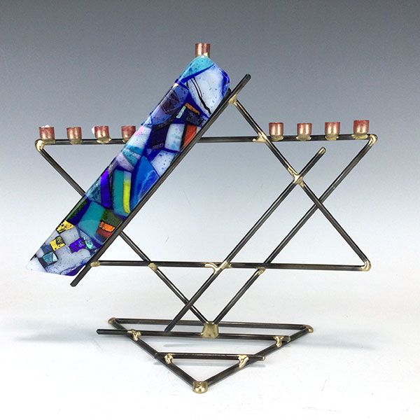 Star of David Menorah by Gary Rosenthal