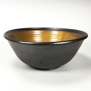 Amy Reilly Salt Glaze Pasta Bowl with Golden Inter