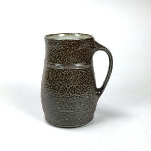 Amy Reilly Banded Salt Glaze Mug with White