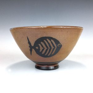Fish Pottery Bowl by Terry Plasket