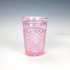 Pressed Glass Tumbler Rose