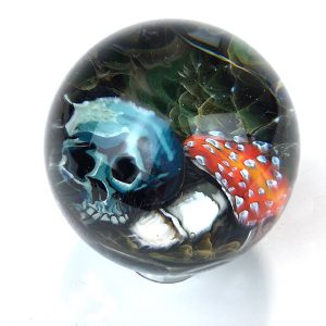 Skull & Mushroom Marble by Stephen Boehme
