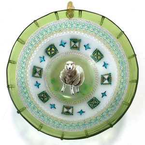 Sheep in Meadow Bowl by Ryoko Tsukurimichi