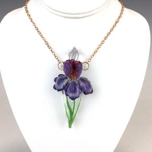 Iris Poison Bottle Necklace by Oksana Puzhalova