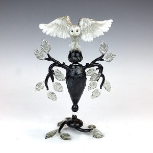 Owl Perfume Bottle by Oksana Puzhalova