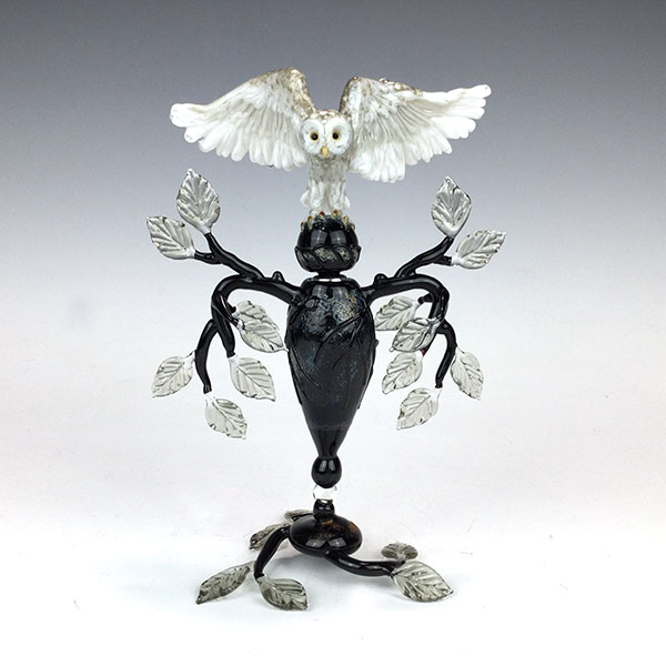 Owl Perfume Bottle by Oksana Puzhalova