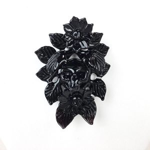 Black Flower Pendant