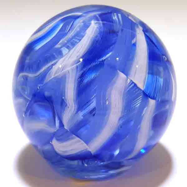 Rope Twist Paperweight in Steel Blue byWheatonArts