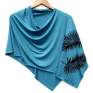 Palm Leaf Poncho by Windsparrow