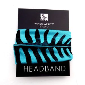 Fern Tropical Botanical Headband by Windsparrow