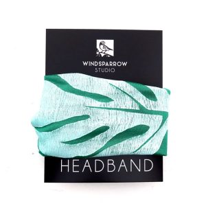 Monstera Tropical Botanical Headband byWindsparrow