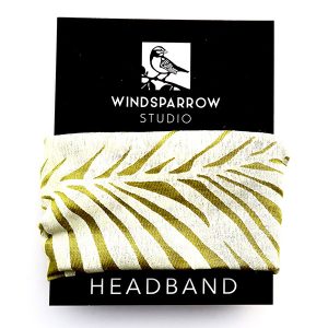 Palm Leaf Botanical Headband byWindsparrow