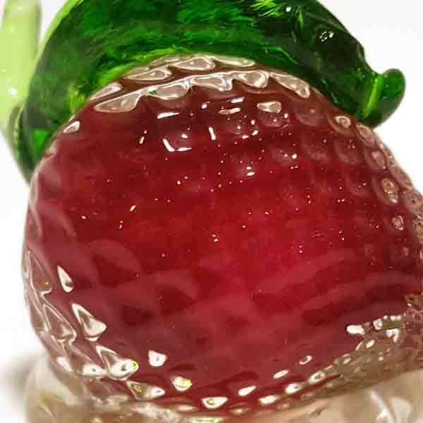 Strawberry Paperweight by John Deacons