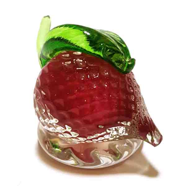 Strawberry Paperweight by John Deacons