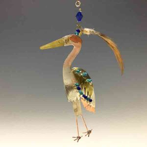 Blue Heron Ornament by Pilgrim Imports, Inc.