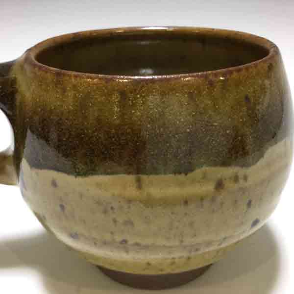 NJ Ruga Clay Pottery Round Mug by Terry Plasket