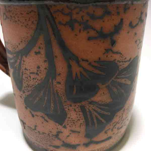 Ginkgo Branch Cylinder Mug by Terry Plasket