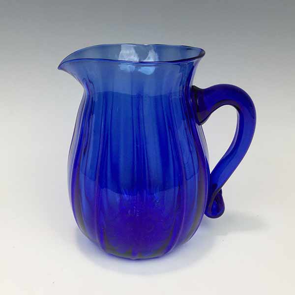 Atwell Ribbed Glass Pitcher