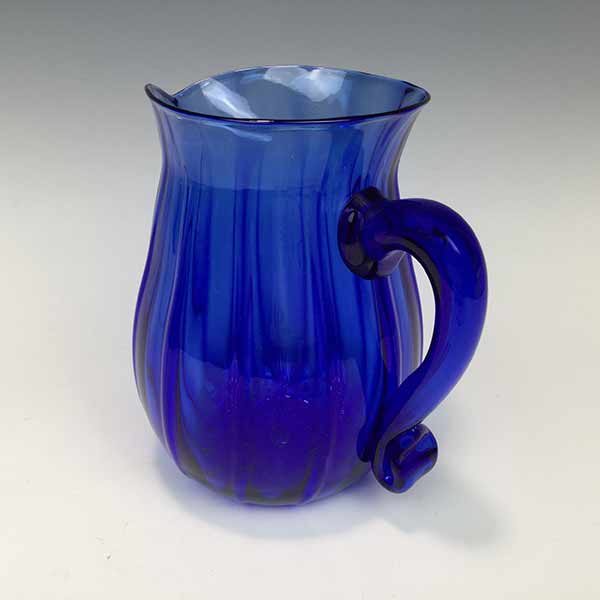 Atwell Ribbed Glass Pitcher