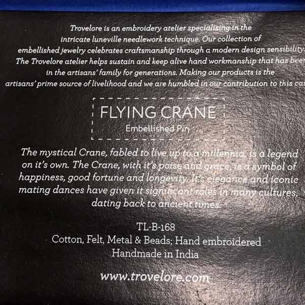 Flying Crane Pin